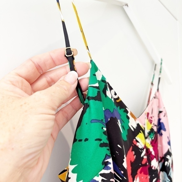 jcrew Silk Floral brushstroke Dress - Picture 11 of 13